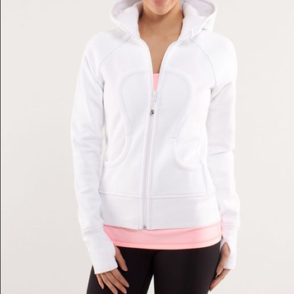 White Lululemon Hoodie